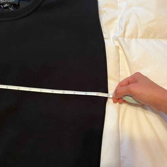 Rachel Zoe NWOT Black Professional Padded Shoulder Crew Neck Dress Size S - Picture 5 of 6